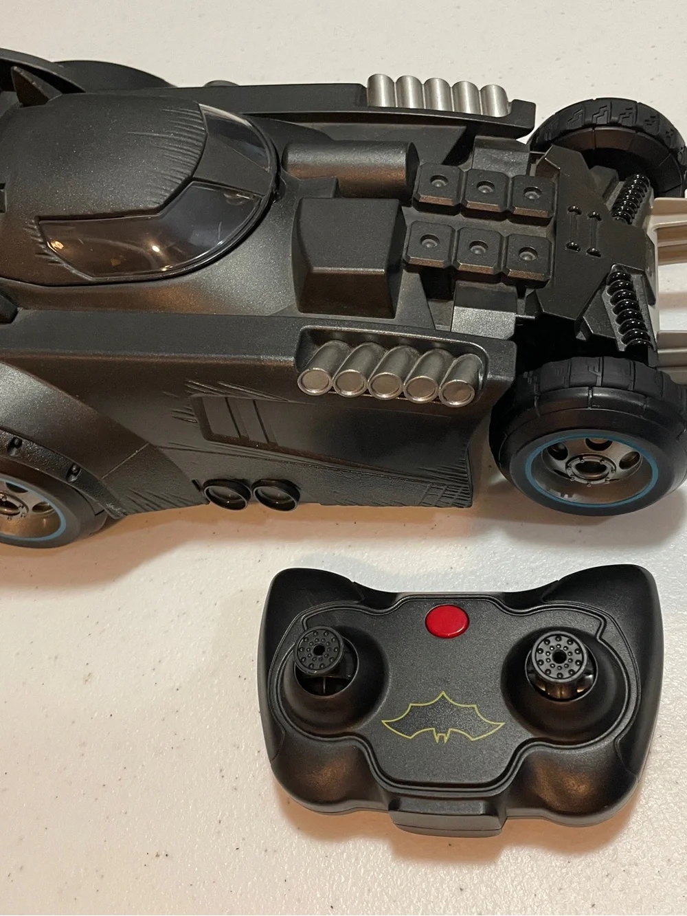 Black Bat-Inspired Push Car for Kids - Toy Vehicle